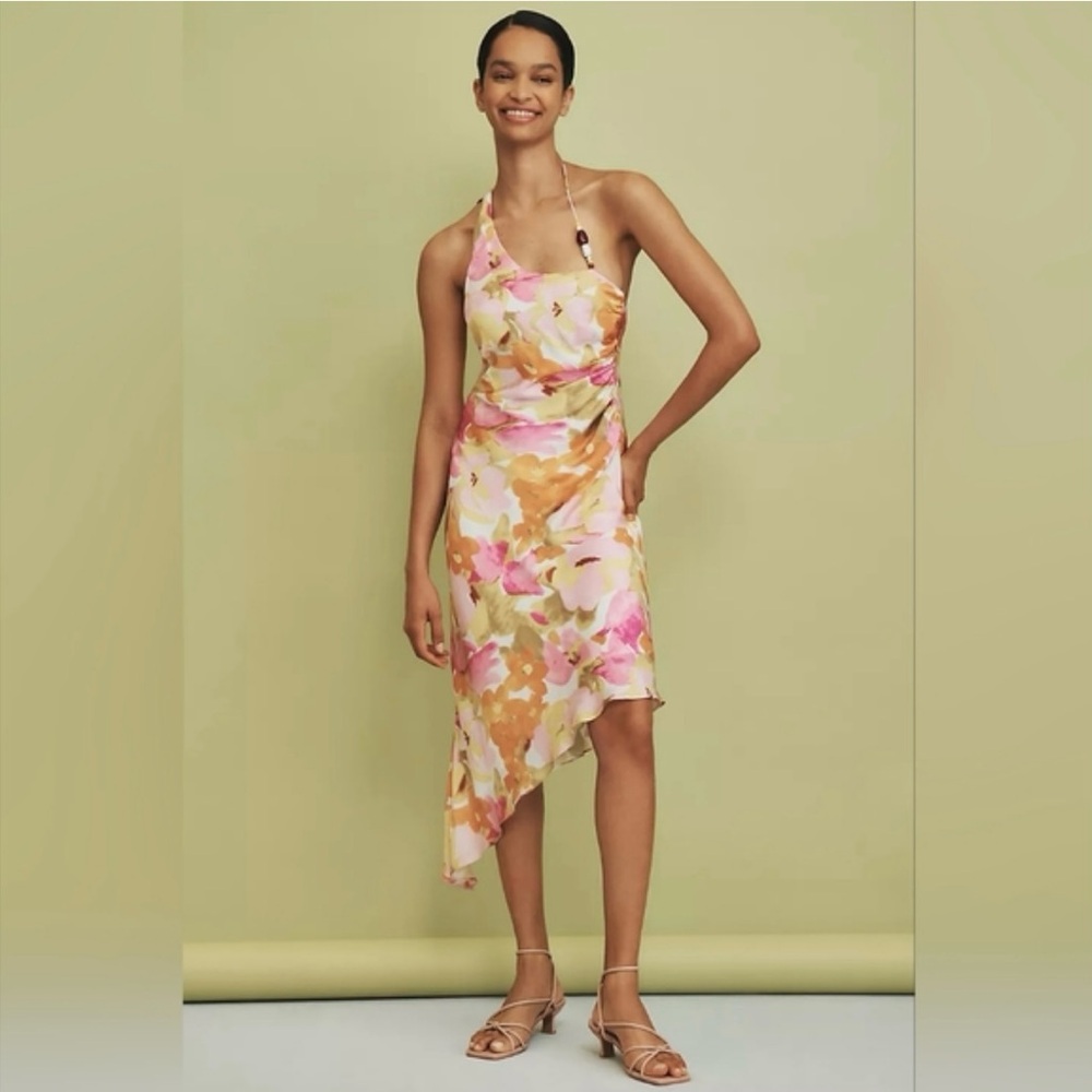 Lowest Price Sale NWT Anthropologie Bardot Asymmetrical Midi Dress-best price